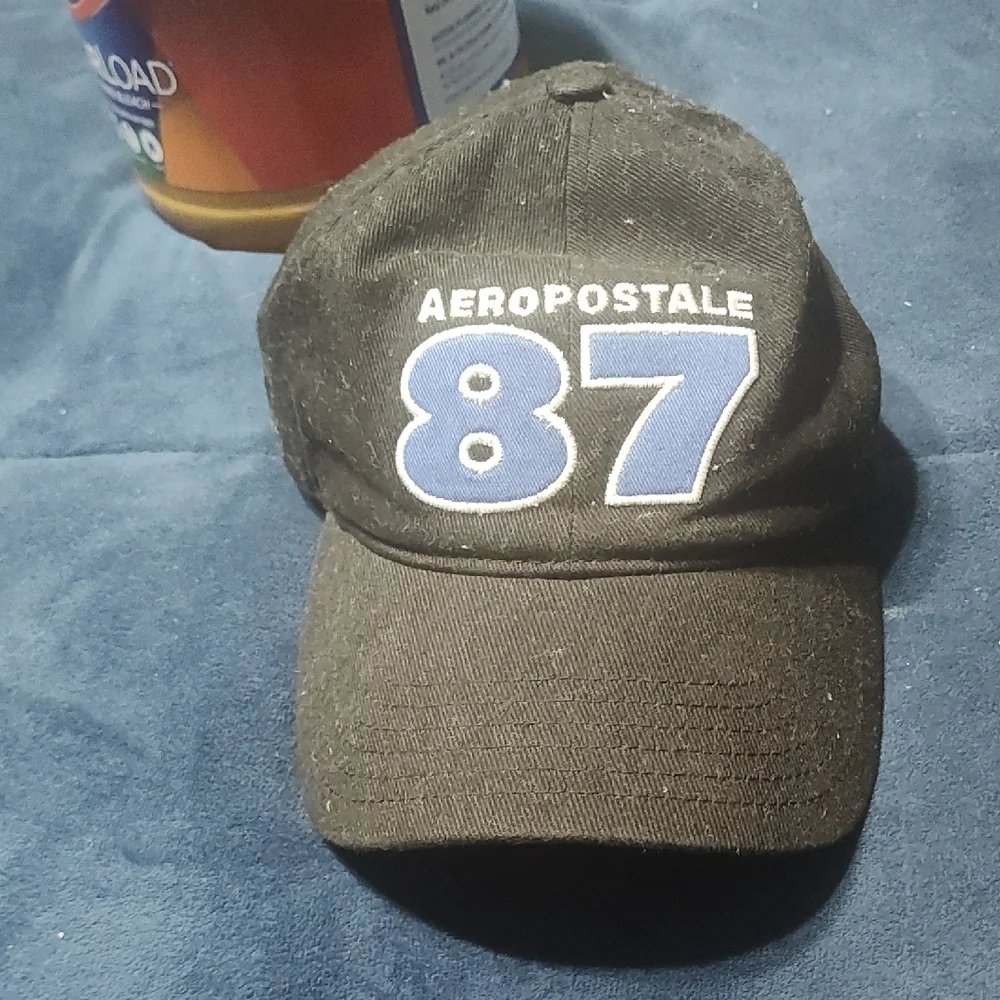Aeropostale Black Cap with Blue 87